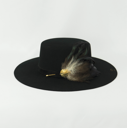 Luum - Black Felt Hat