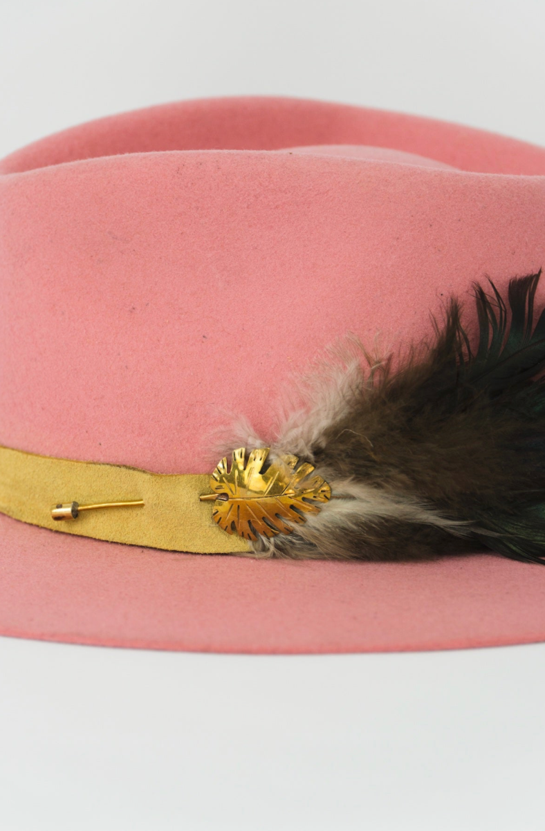 Luum - Rose Felt Hat