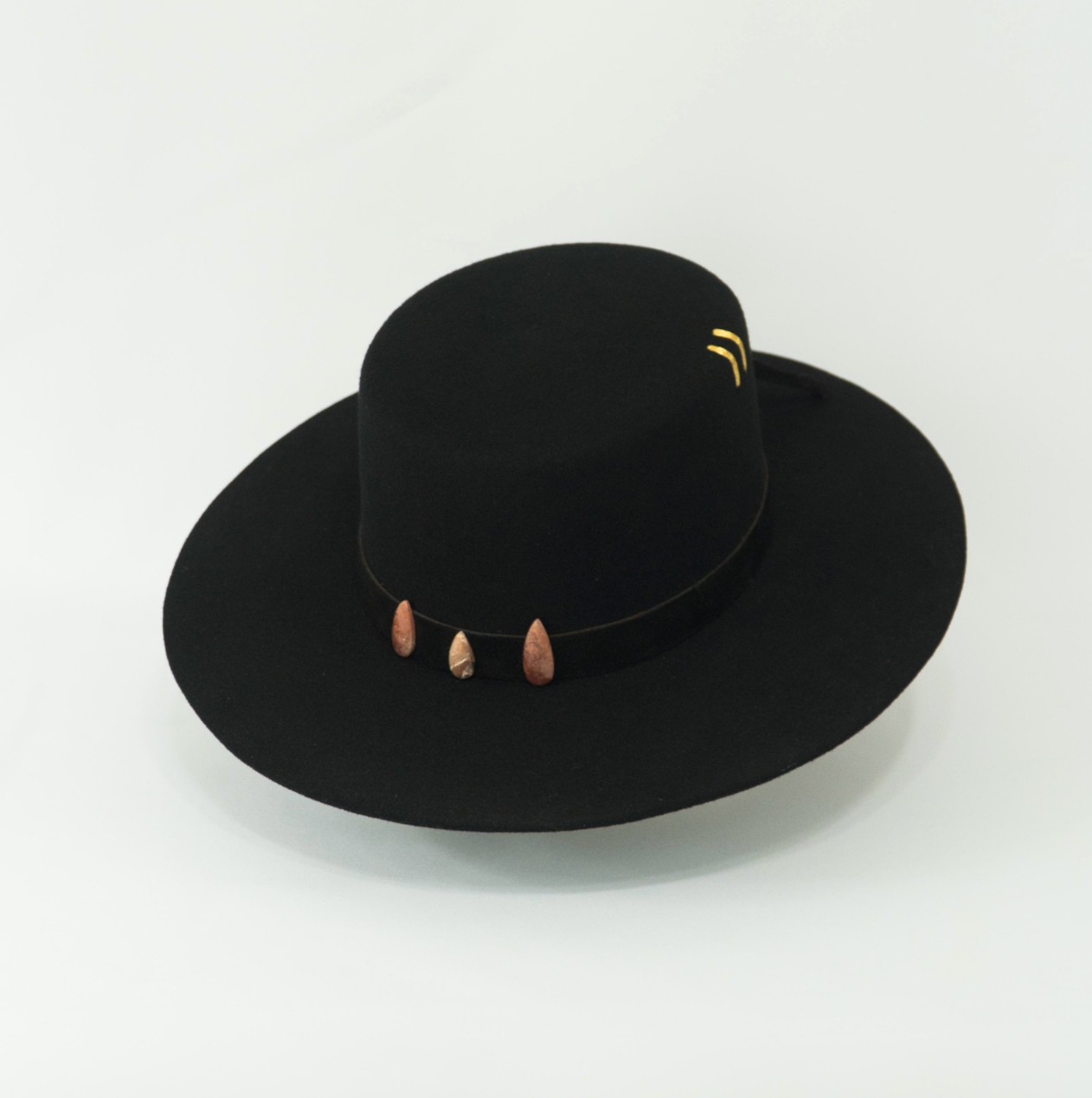 Piedas Negras - Black Felt Hat