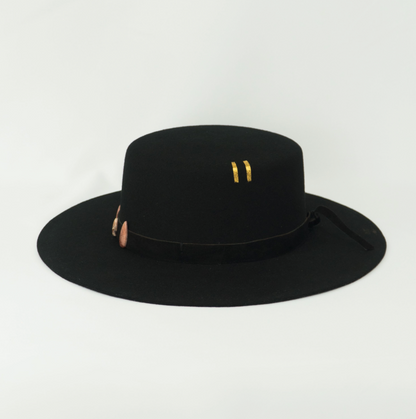 Piedas Negras - Black Felt Hat