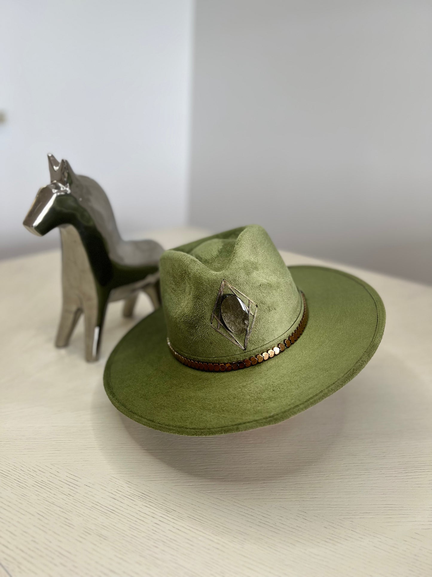 Mystical Stone Suede Hat