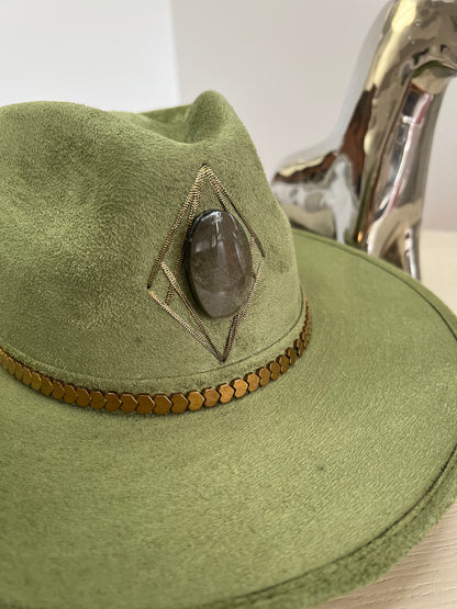 Mystical Stone Suede Hat