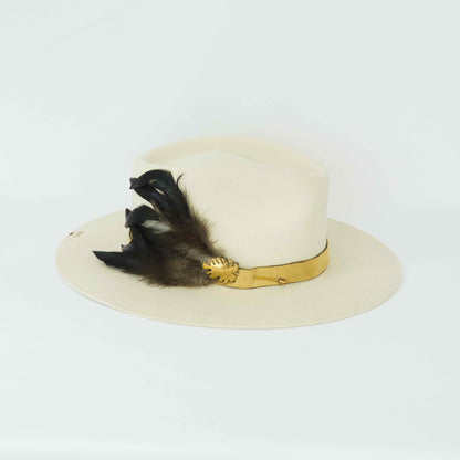 Luum - White Felt Hat